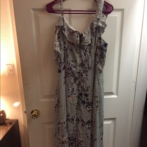 Long floral dress